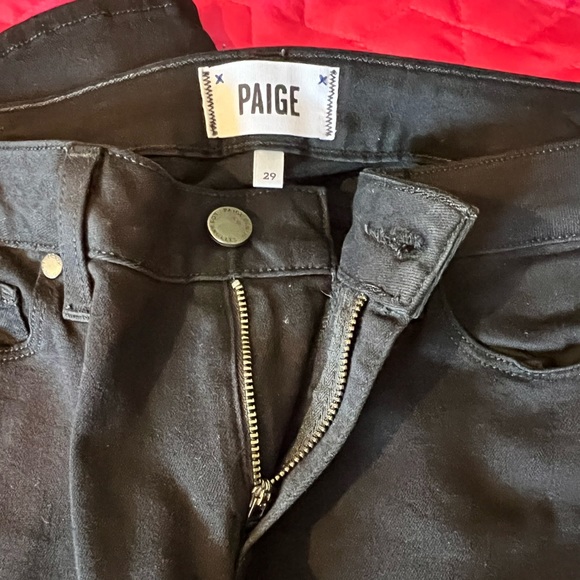 Paige dark black stretch denim ๐ฅ - Picture 5 of 5